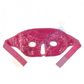 Pink Face Mask with Gel Beads