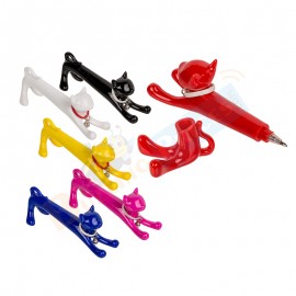 Cat Shape Ball Pen Assorted Colour