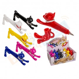 Cat Shape Ball Pen Assorted Colour