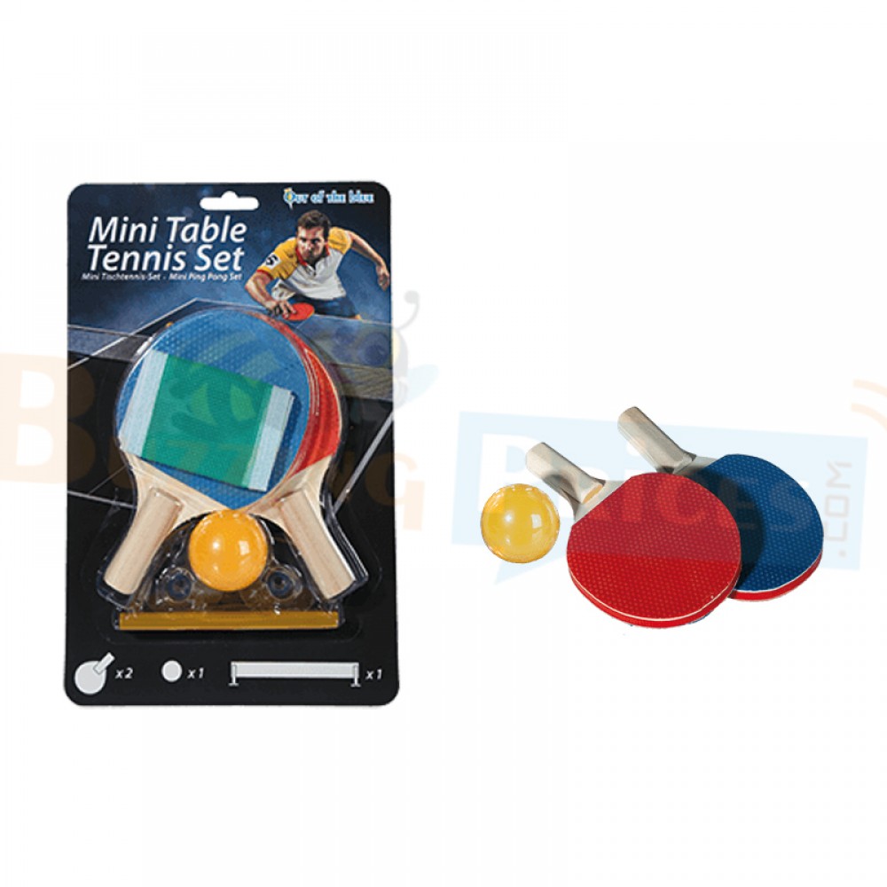 Mini Table Tennis Set with 2 Extra Balls