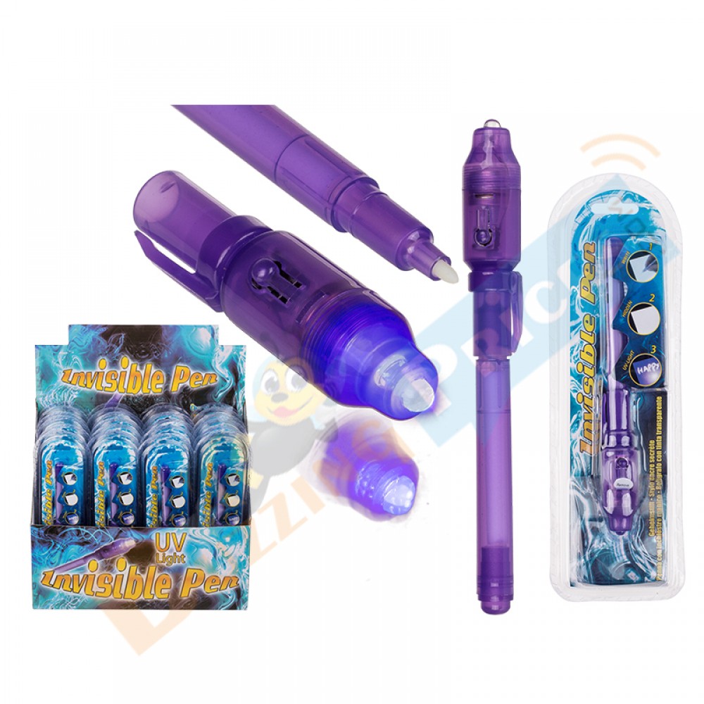 Secret Message UV Light Pen with Invisible Ink