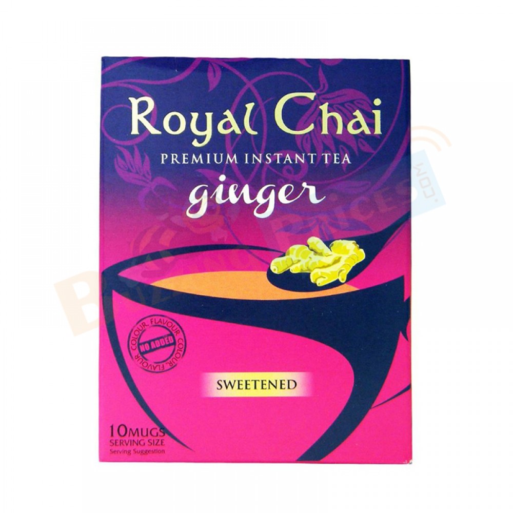 Royal Chai Ginger Instant Indian Tea Sweetened